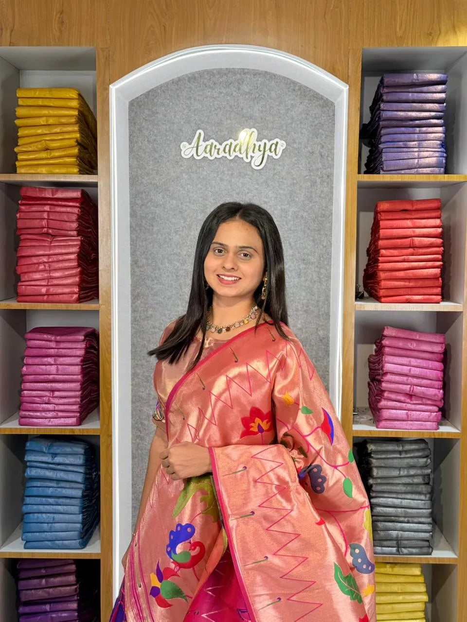 Designer Paithani Style Lehenga Choli Set - Purple