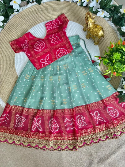 Pavitra Ugadi Kids Lehenga Choli