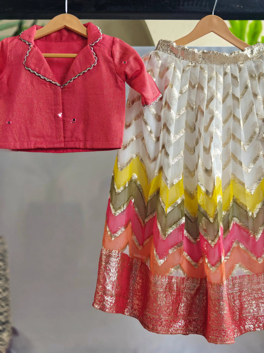 Kids Festive Lehenga Choli Set (1 Month–16 Years)