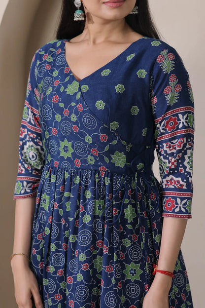 Beautiful Printed Traditional Ethnic Gown