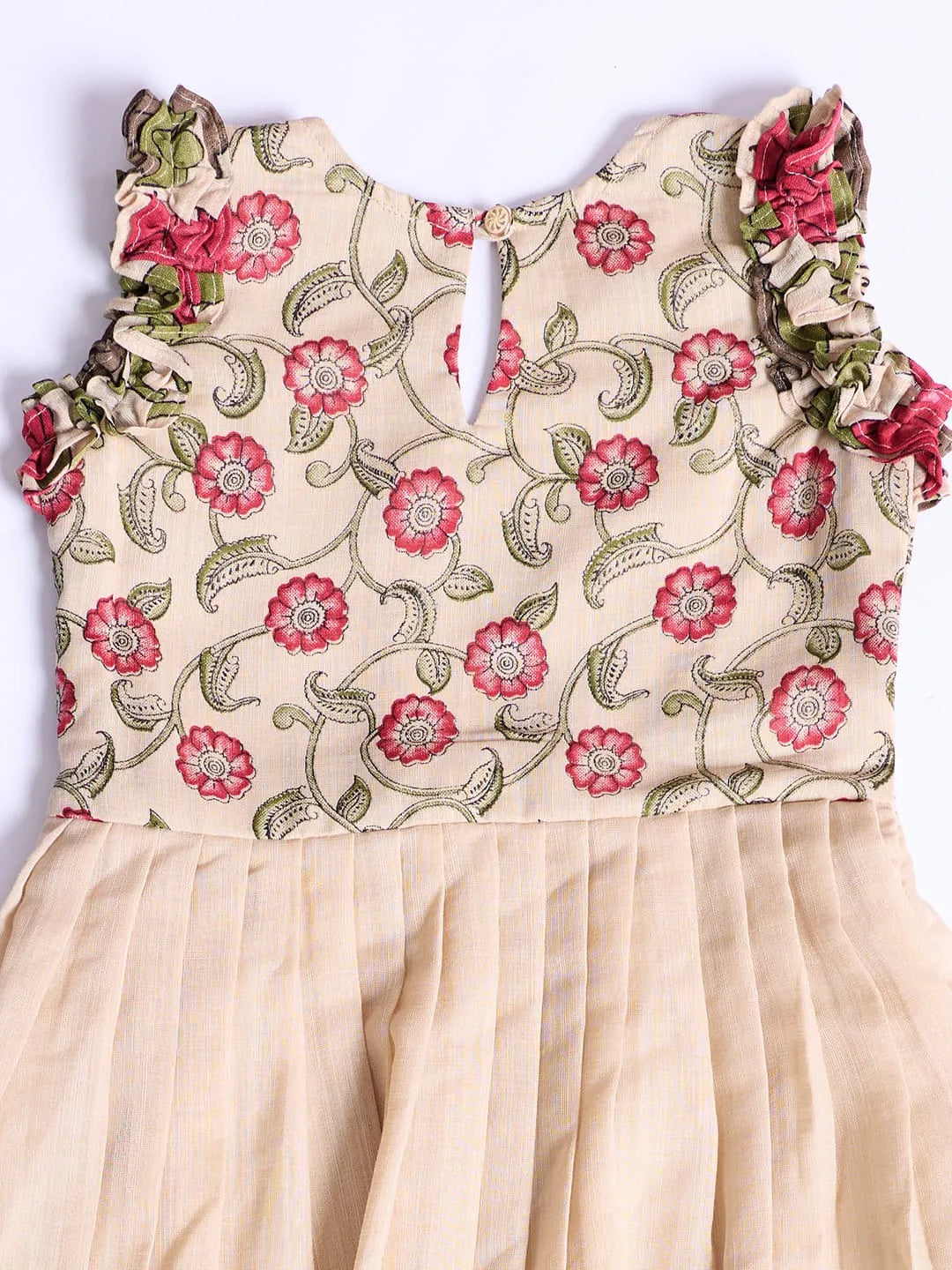 Girls Stylish Cotton Printed Middy Dress (1 Month–16 Years)