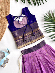 Kids Traditional Lehenga Choli – Purple Lilac