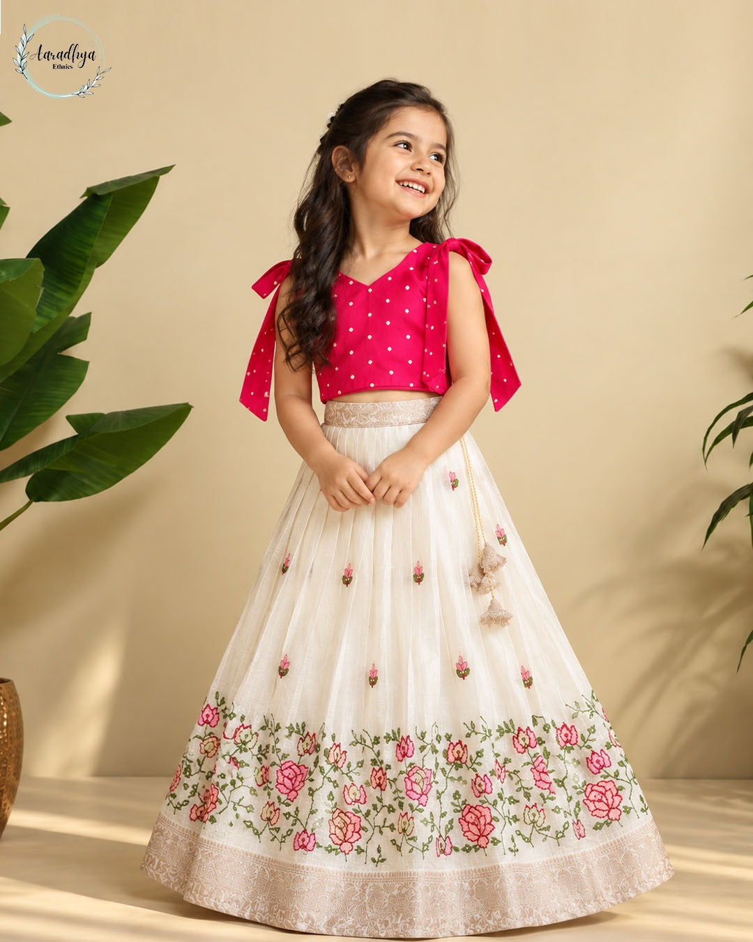 Royal Kota Zari Kids Lehenga