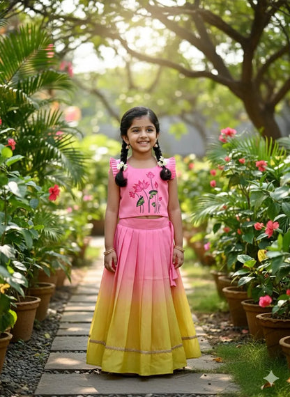 Pulmy Silk 2D Print Kalamkari Choli - Pink