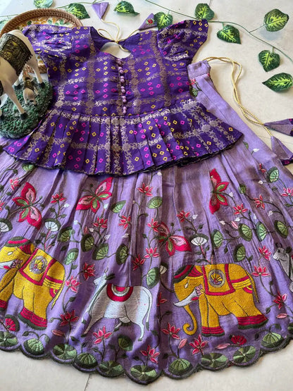 Pichwai Kids Collection - Lavender