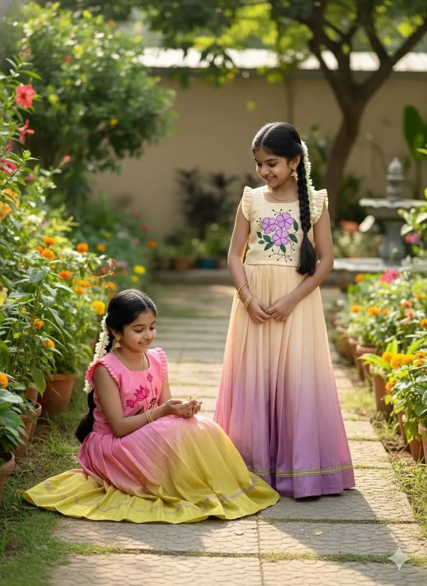 Pulmy Silk 2D Print Kalamkari Choli - Lilac