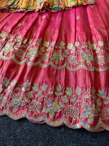 Little Bloom Princess Gown Set with Coat - Pink
