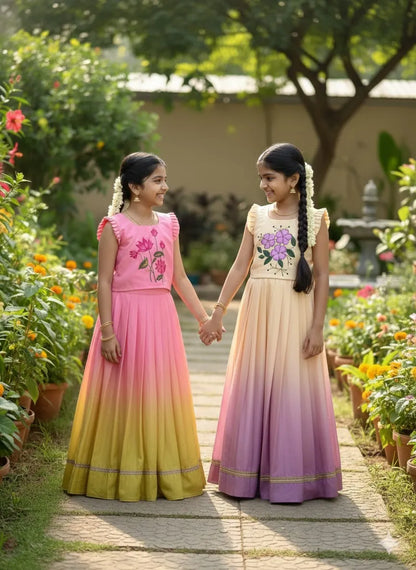 Pulmy Silk 2D Print Kalamkari Choli - Lilac