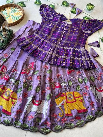 Pichwai Kids Collection - Lavender