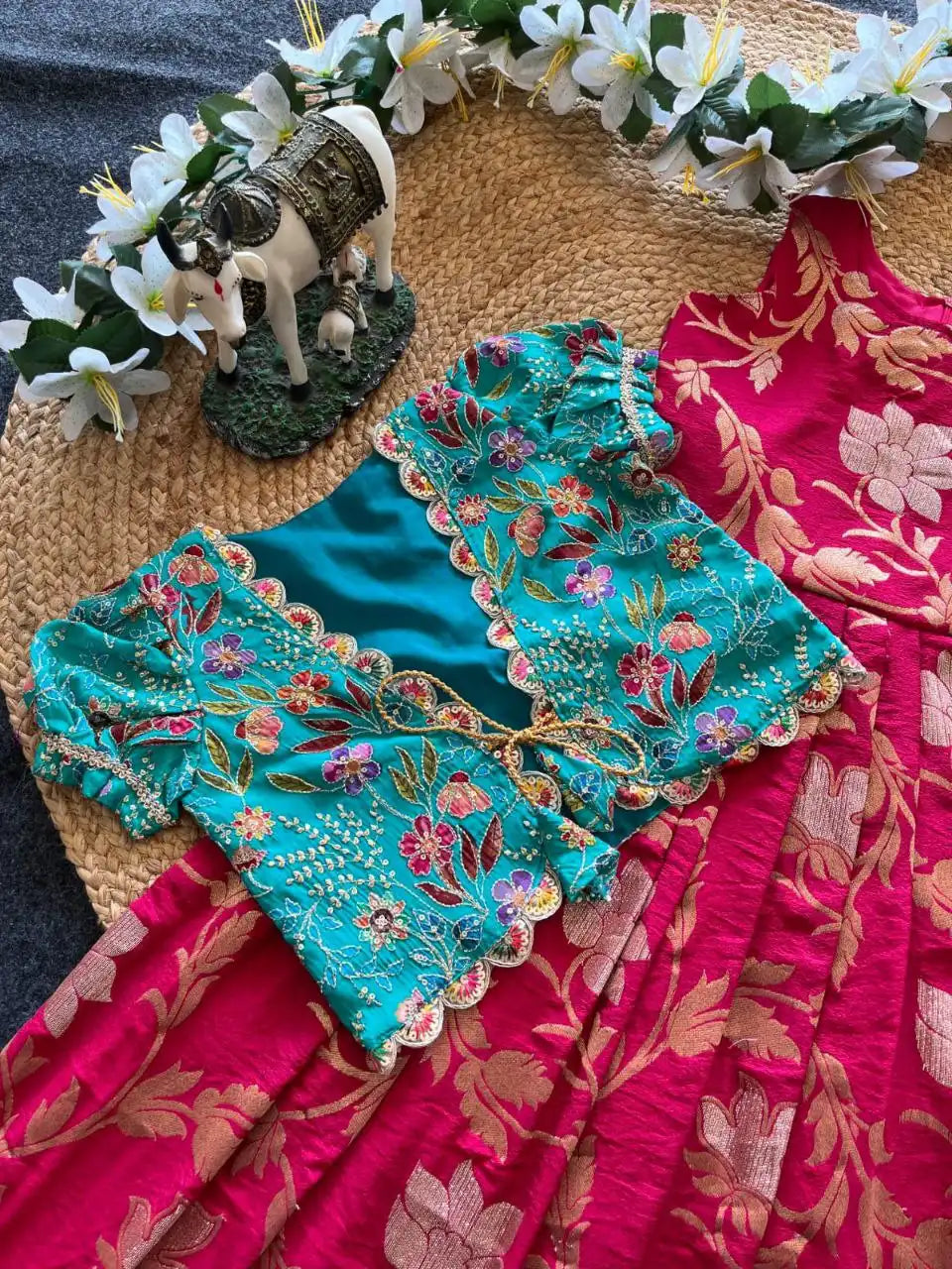 Position Printed Floral Gown - Pink