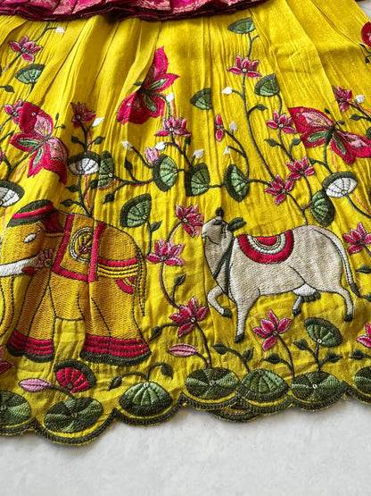Pichwai Kids Collection - Yellow