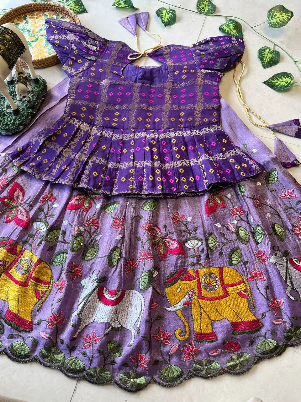 Pichwai Kids Collection - Lavender
