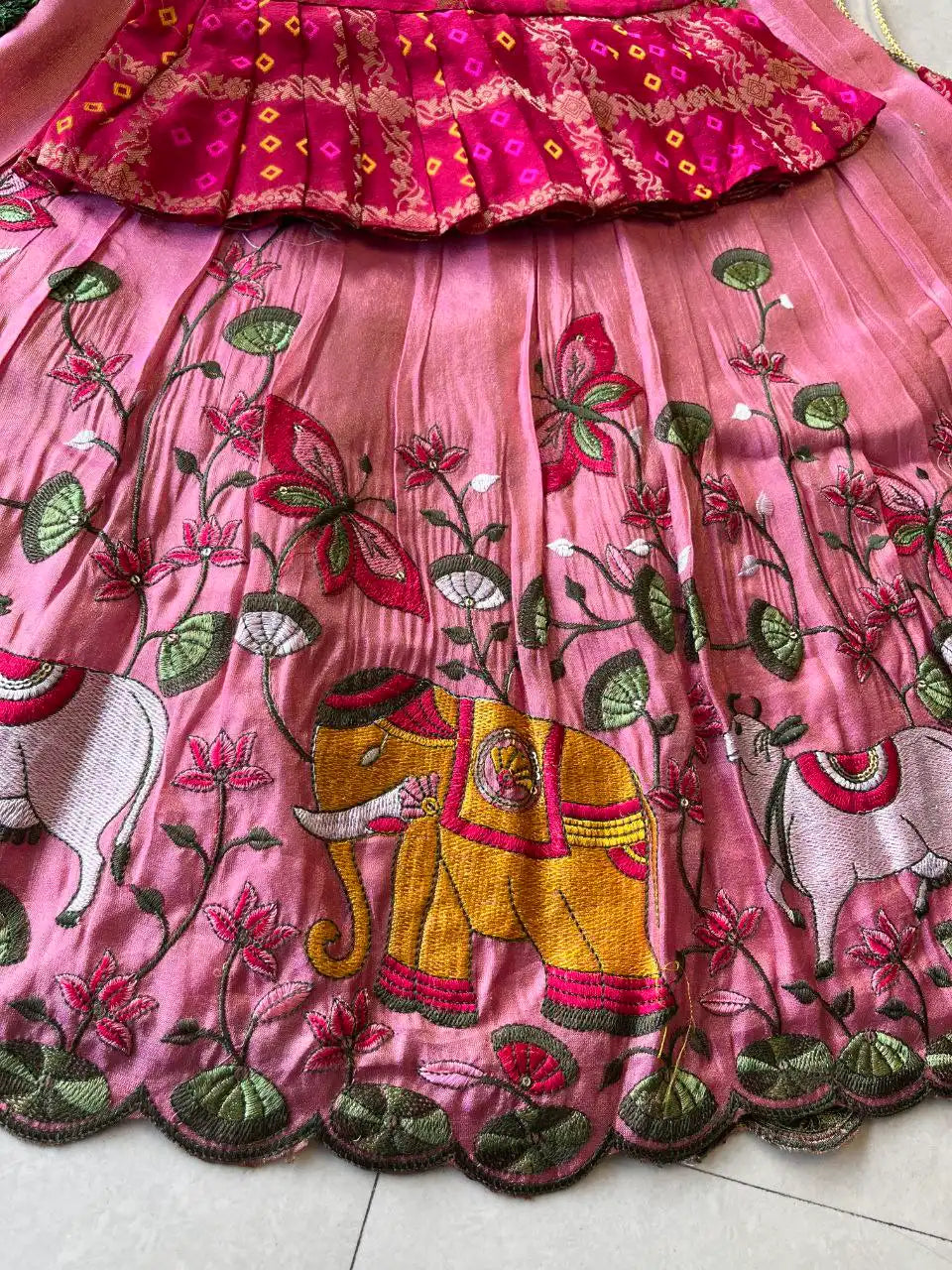 Pichwai Kids Collection - Baby Pink