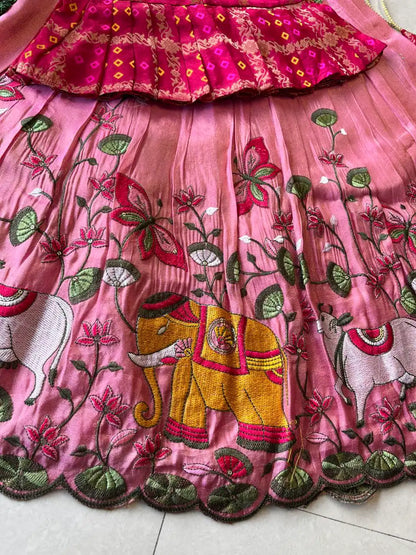 Pichwai Kids Collection - Baby Pink
