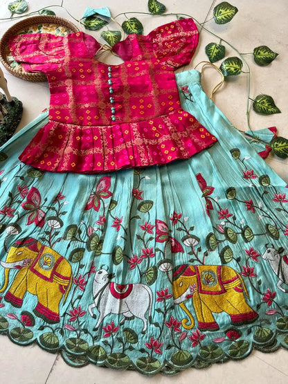 Pichwai Kids Collection - Sky