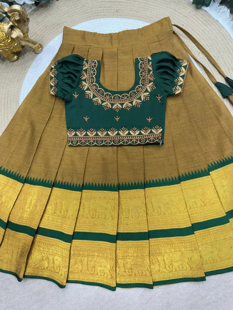 Elephant Kids Half-Saree