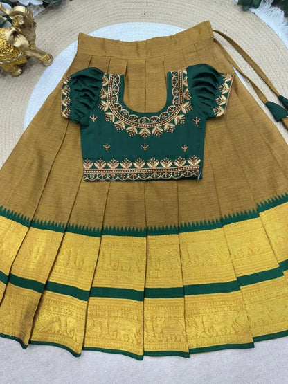 Elephant Kids Half-Saree