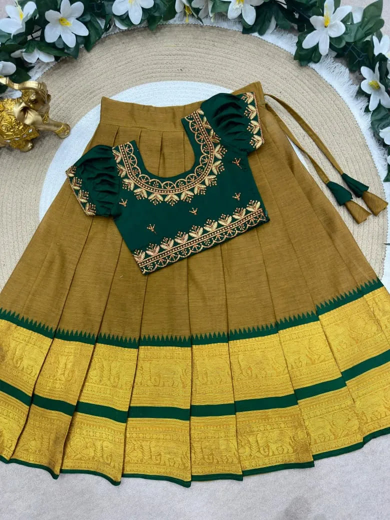 Elephant Kids Half-Saree