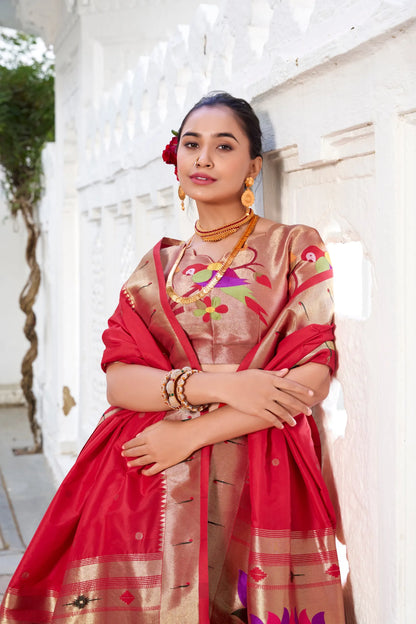 Festive Special Green Paithani Lehenga Choli Collection