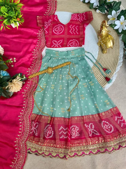 Pavitra Ugadi Kids Lehenga Choli