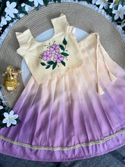 Pulmy Silk 2D Print Kalamkari Choli - Lilac