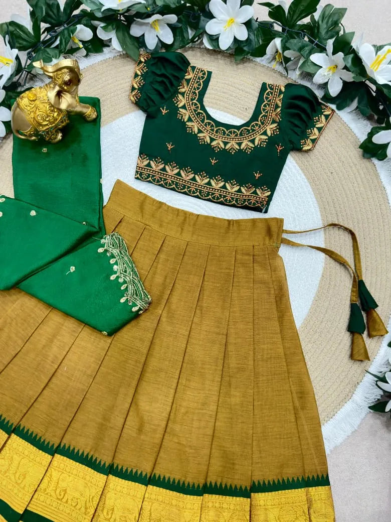 Elephant Kids Half-Saree