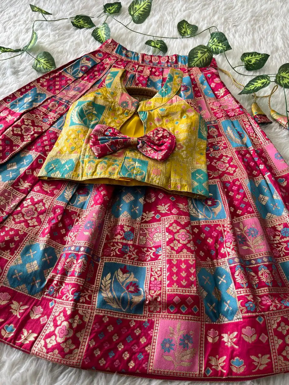Soft Dola Silk Traditional Lehenga Set - Pink