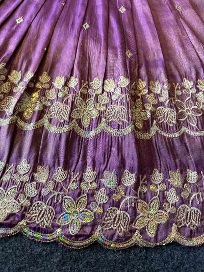 Little Bloom Princess Gown Set with Coat - Lilac