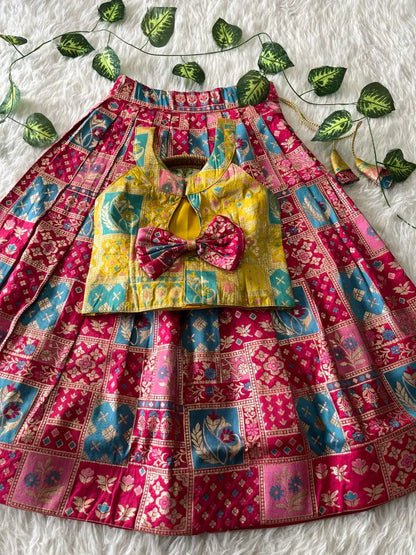 Soft Dola Silk Traditional Lehenga Set - Pink