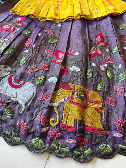 Pichwai Kids Collection - Purple