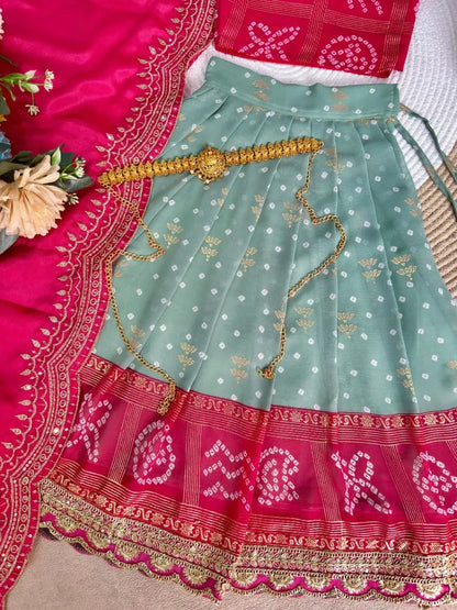 Pavitra Ugadi Kids Lehenga Choli