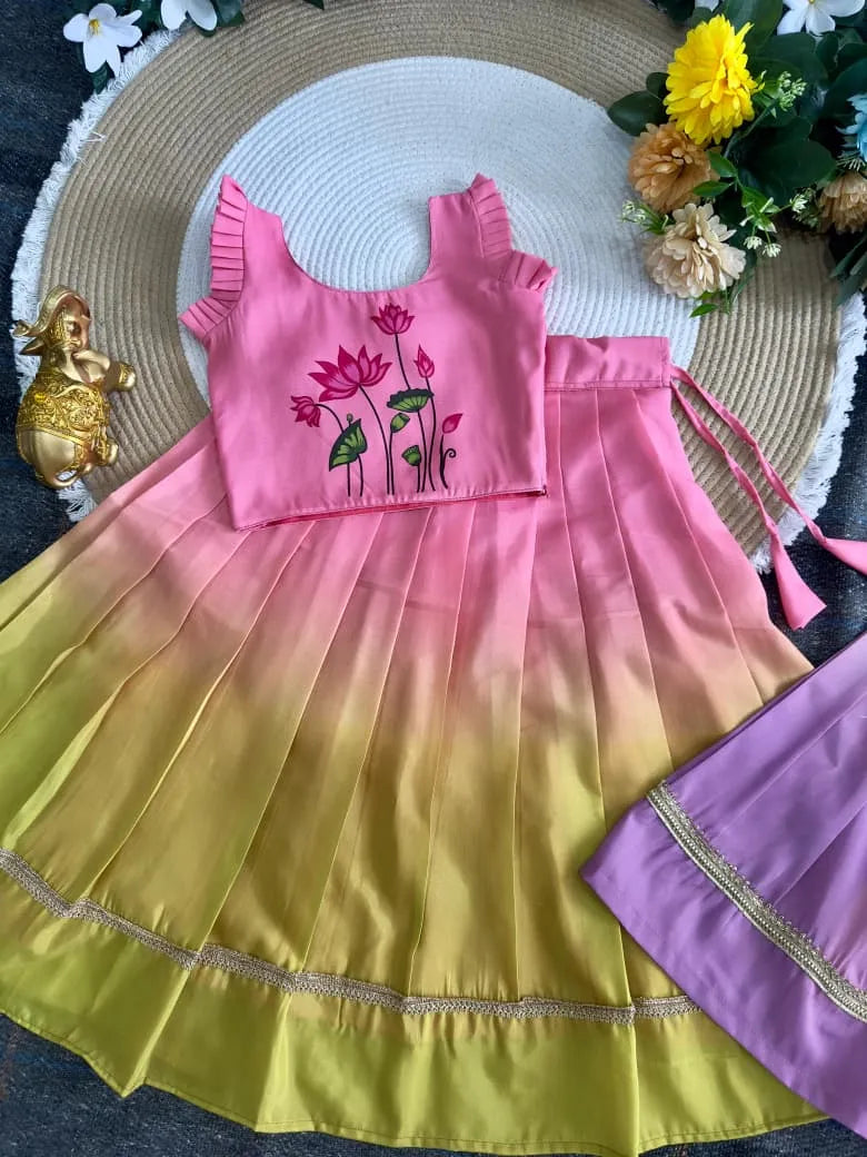Pulmy Silk 2D Print Kalamkari Choli - Pink