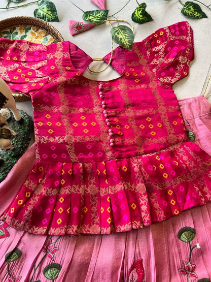 Pichwai Kids Collection - Baby Pink