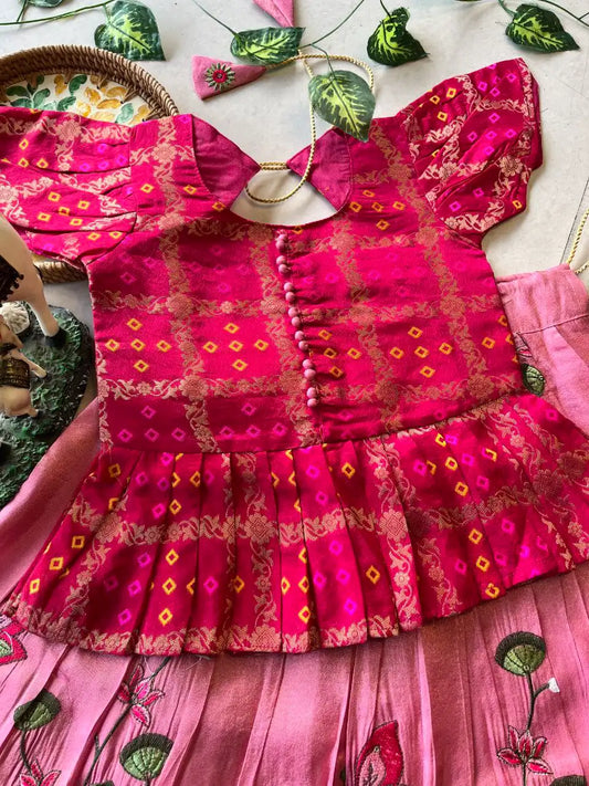 Pichwai Kids Collection - Baby Pink