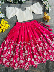 Pinkaa-Oranjaa Kids Lehenga-choli - Pink