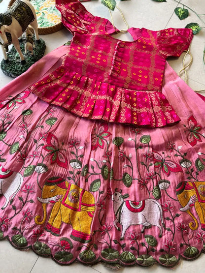 Pichwai Kids Collection - Baby Pink
