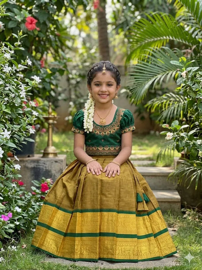 Elephant Kids Half-Saree