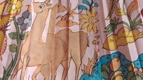 Kids Kalamkari Print Lehenga Choli Set (1 Month–16 Years) - Lavender