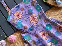 Girls Floral Printed Cotton Maxi Dress – Lavender Flared Dress (1 Month–16 Years)