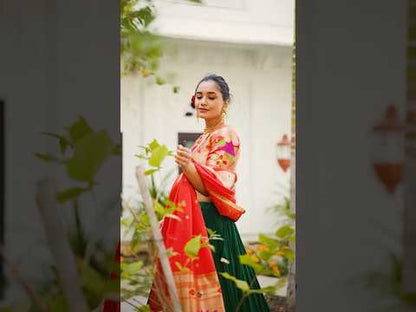 Festive Special Green Paithani Lehenga Choli Collection
