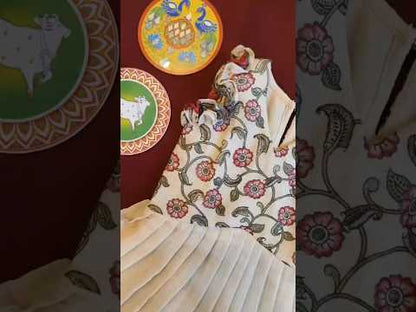 Girls Stylish Cotton Printed Middy Dress (1 Month–16 Years)