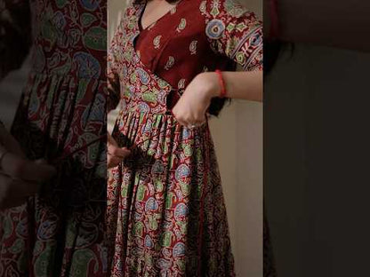 Heritage Printed Traditional Ethnic Gown
