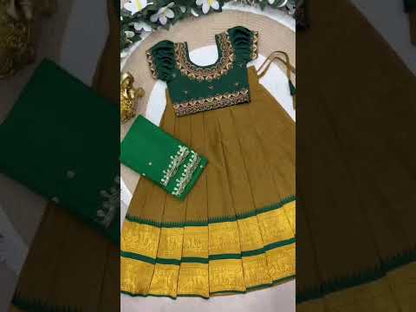 Elephant Kids Half-Saree