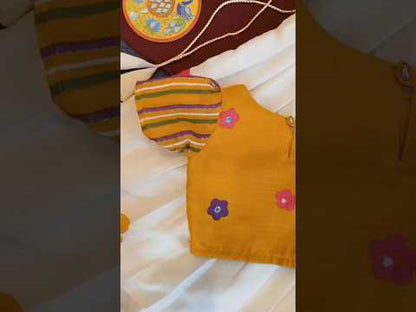 Kids Multi Floral Festive Skirt & Top  (1 Month–16 Years)